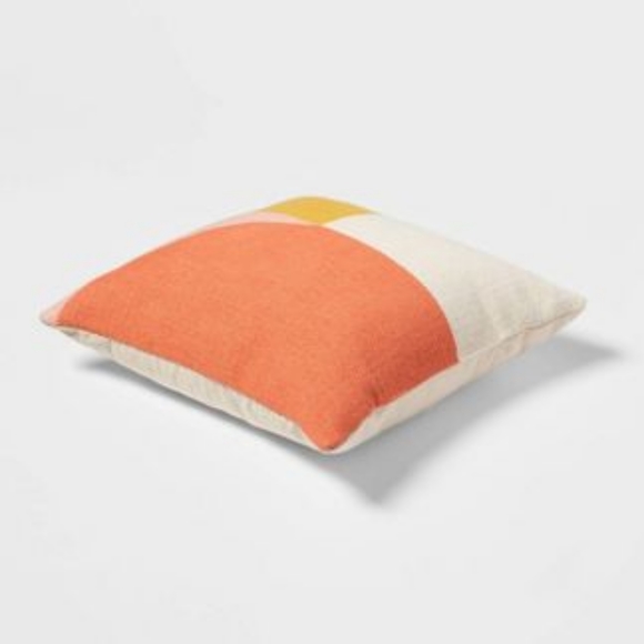 Color Block Square Throw Pillow - Threshold™ - Picture 3 of 6